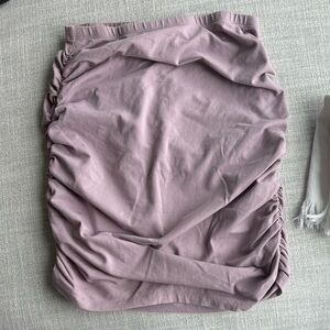 Sunday Best Dusty Pink Ruched Pencil Skirt